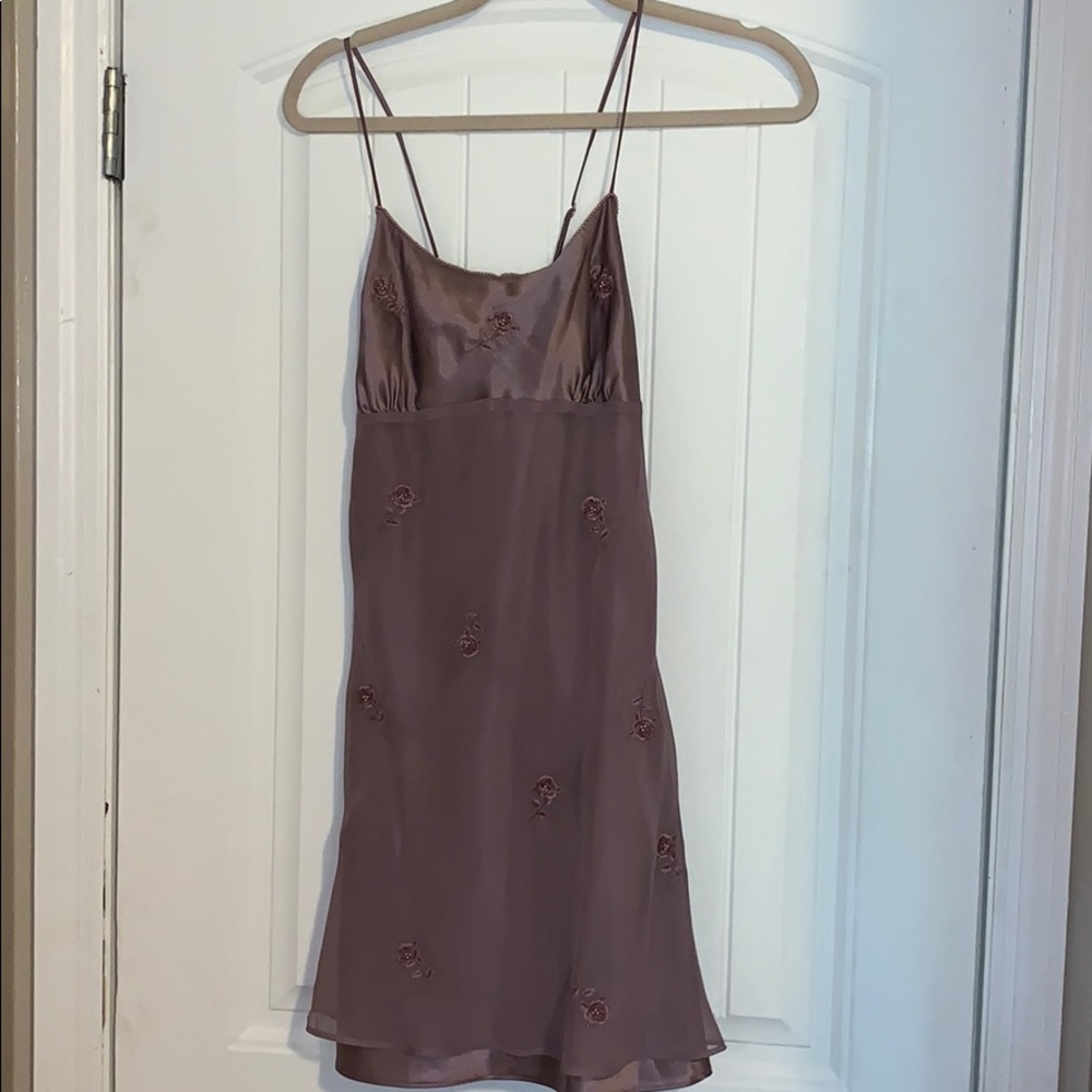 Vintage purple slip dress